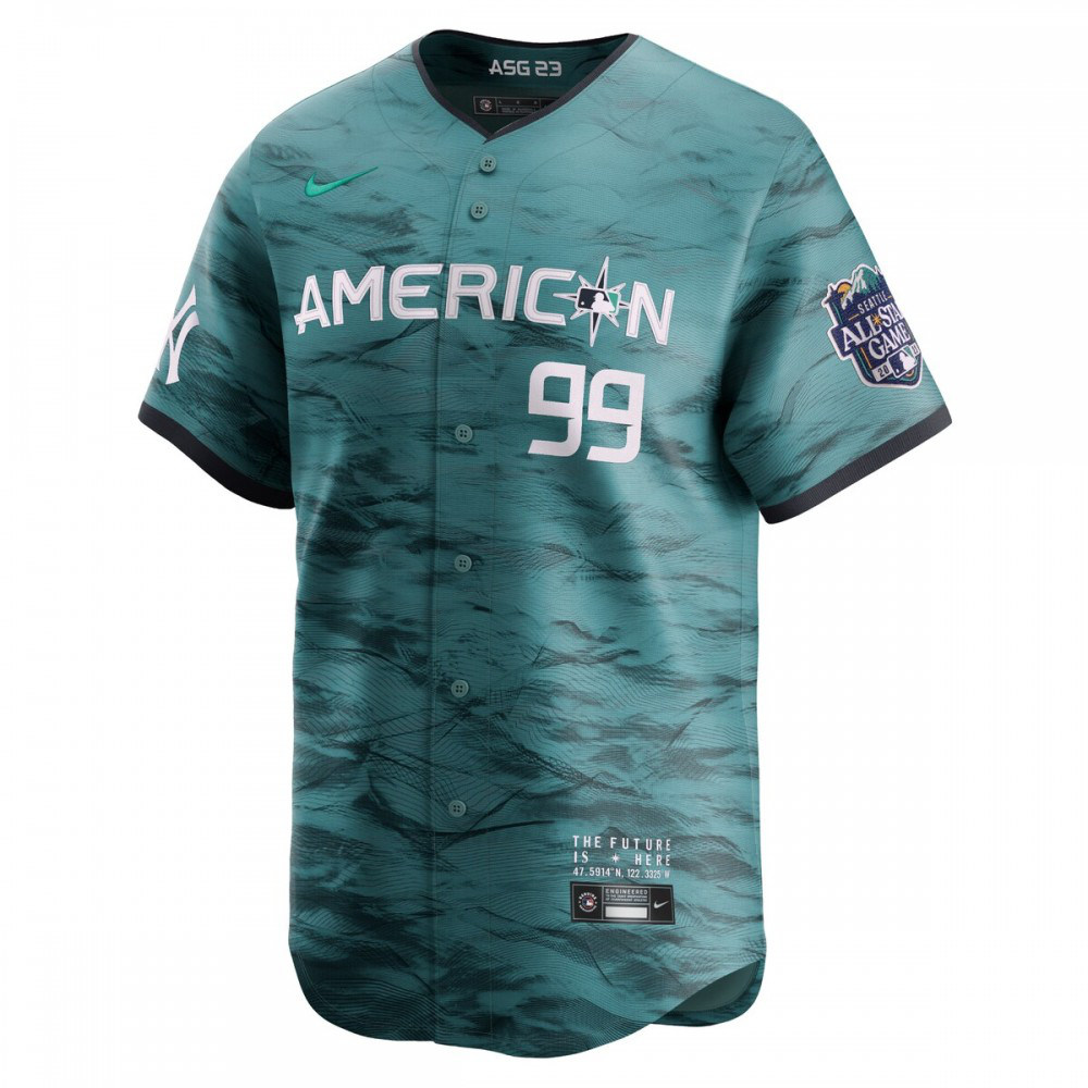 Aaron Judge American League 2023 MLB All-Star Game Limited Player Jersey - Teal-Pro Kit Vault | Brand New 26/27 Sports Jerseys